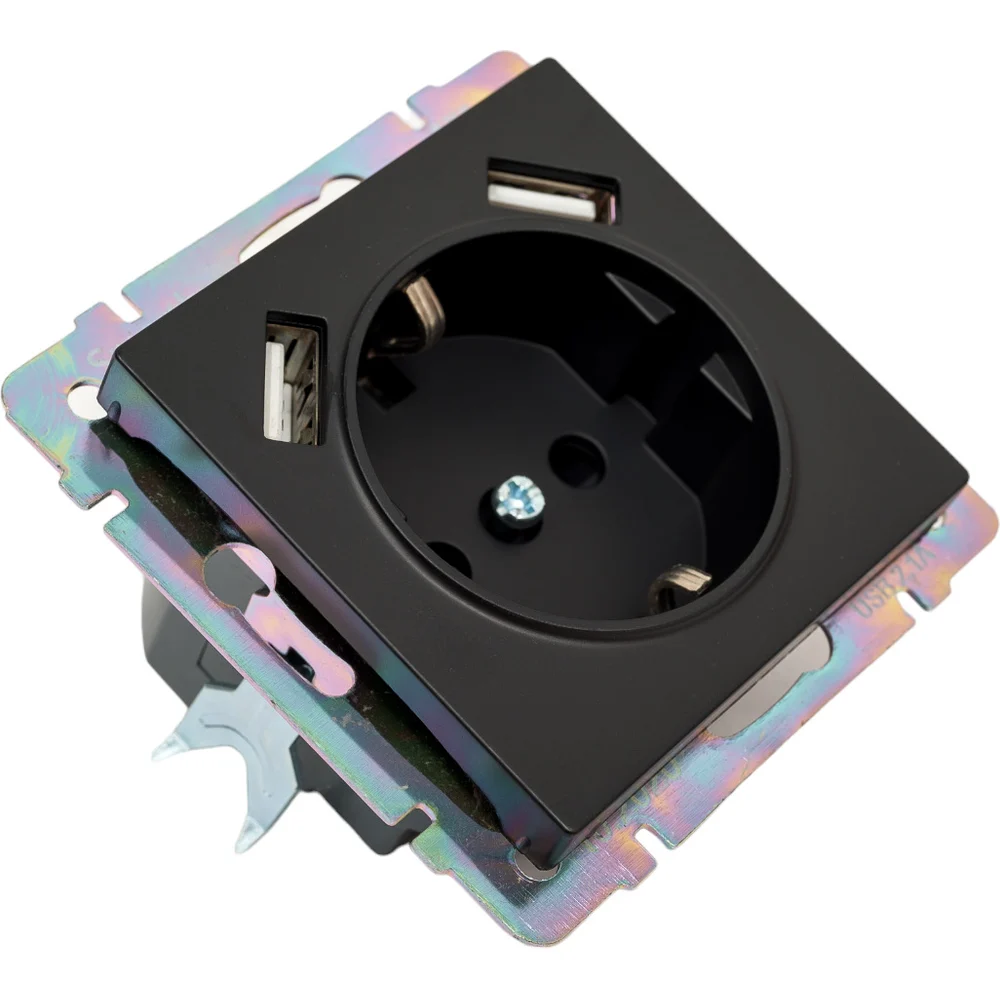 Розетка Smartbuy Нептун SBE-05b-16-S1-USB