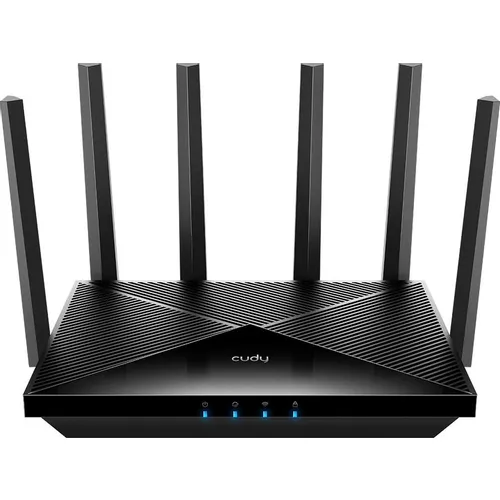 Wi-Fi роутер CUDY WR6500H, Wi-Fi 7, BE6500, 2.4/5ГГц, 4 LAN, черный