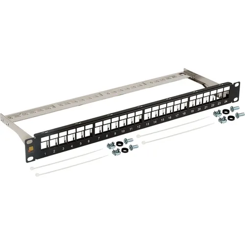 Патч-панель наборная Lanmaster (LAN-PPN24OK-STP) 19" 1U 24x FTP