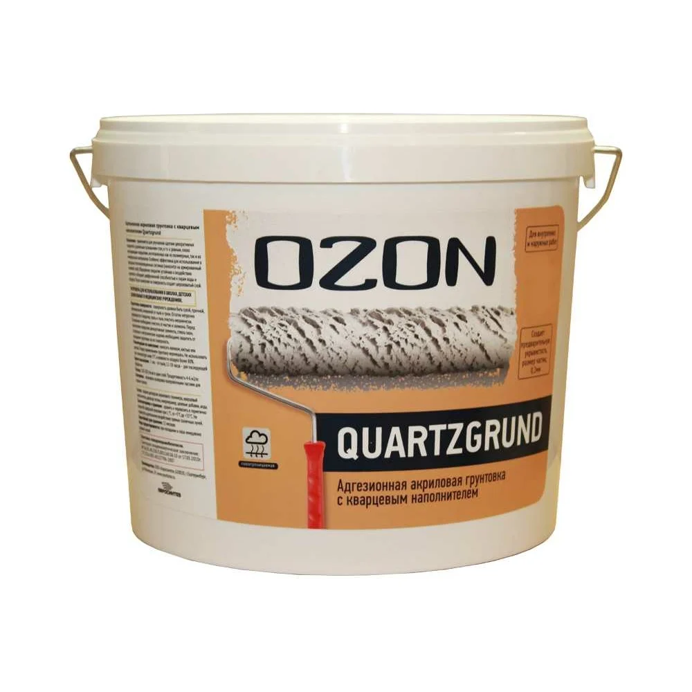 Адгезионная грунтовка под декоративные материалы OZON QUARTZGRUND ВД-АК-032-15