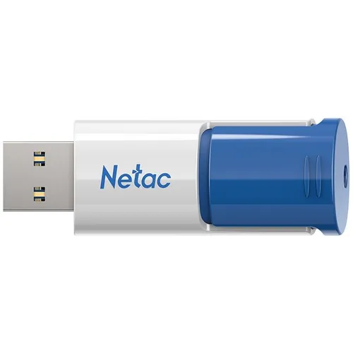 Флешка USB NETAC U182 16ГБ, USB3.0, синий и белый [nt03u182n-016g-32bl]