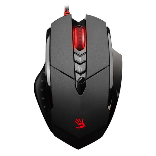 Мышь проводная A4TECH Bloody V7, игровая, оптическая, USB, 6000dpi, черный