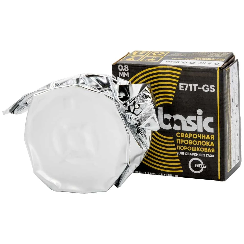 Порошковая проволока сварочная Start Basic e71t-gs д.0,8 (0,5 кг) STB71805