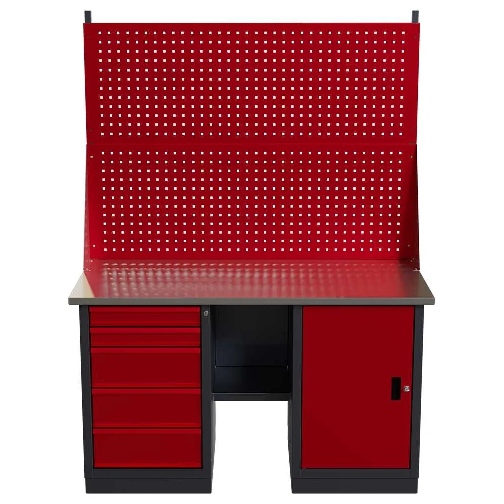 Слесарный двухтумбовый верстак IRONMEBEL worky wk-5/wk-0 M-IM00177K
