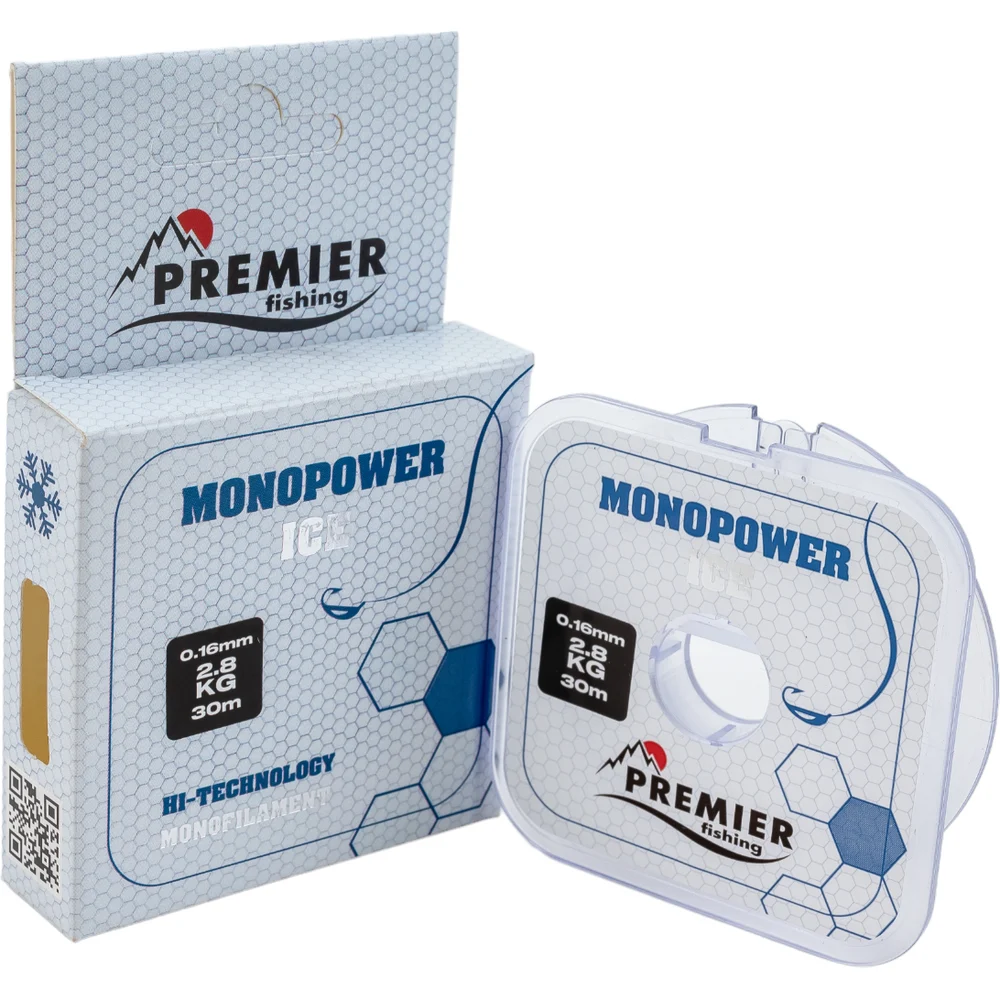 Леска Premier fishing MONOPOWER ICE PR-MI-T-016-30 280972