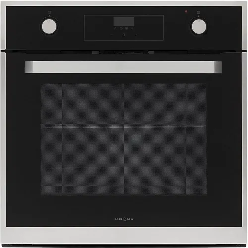 Духовой шкаф электрический Krona Adriano 60 Bl G2, 56л, дверца с 3 стеклами, черный