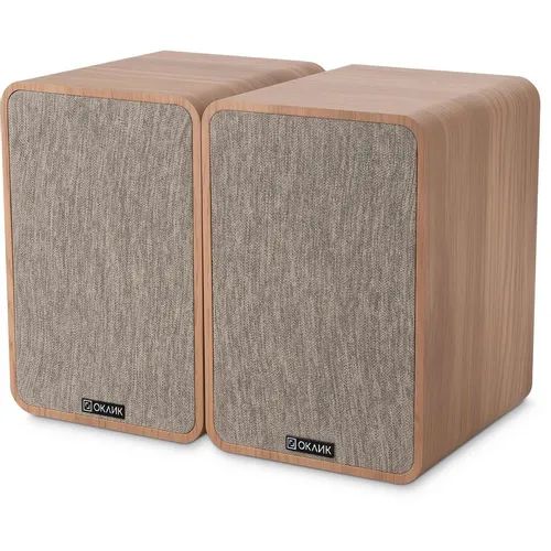 Колонки Bluetooth Oklick OK-417A, 2.0, светлое дерево