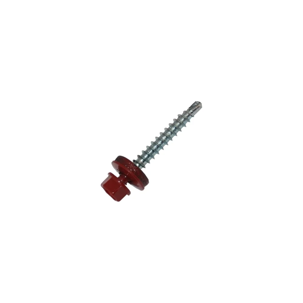 Кровельный саморез МЕТИЗНЫЙ ДВОР 4,8x29 RAL3005 красное вино (8 шт.) 4690441028891