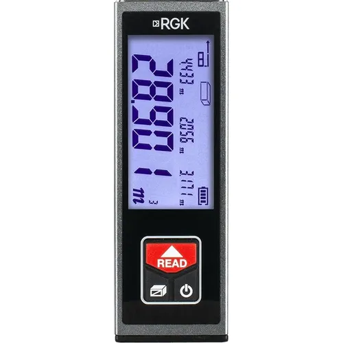 Лазерный дальномер RGK D40, 2 класс лазера, 635нм, луч красный, с поверкой [755689]