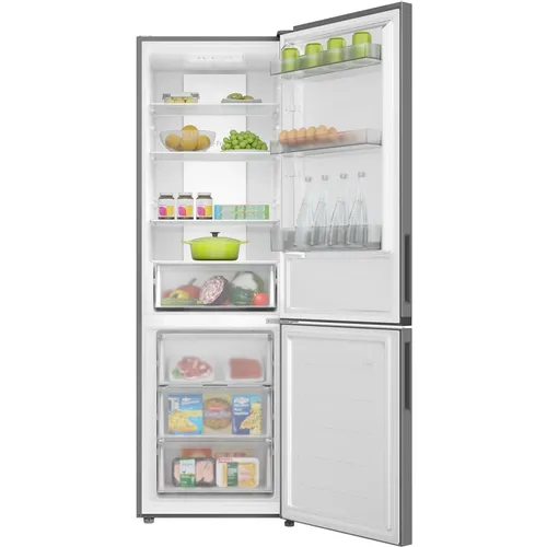 Холодильник двухкамерный Candy Combi CFN6185S серебристый