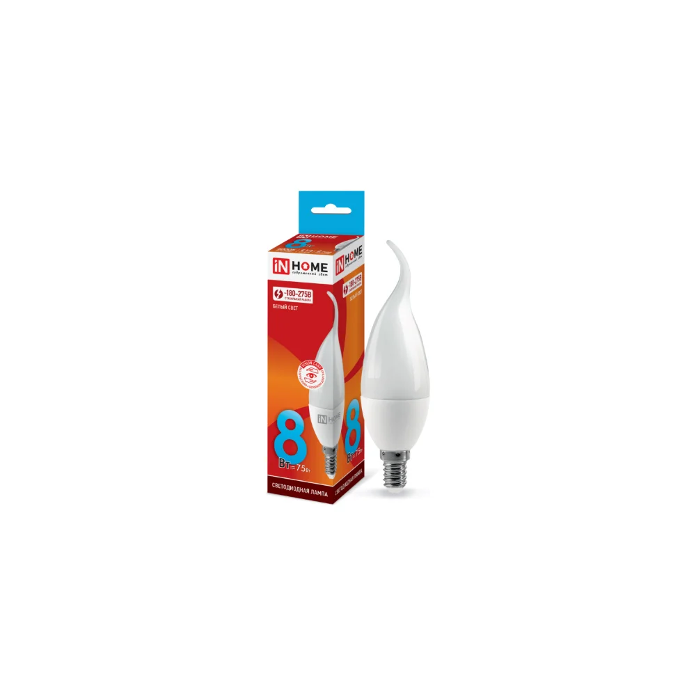 Светодиодная лампа IN HOME LED-СВЕЧА НА ВЕТРУ-VC 4690612030432