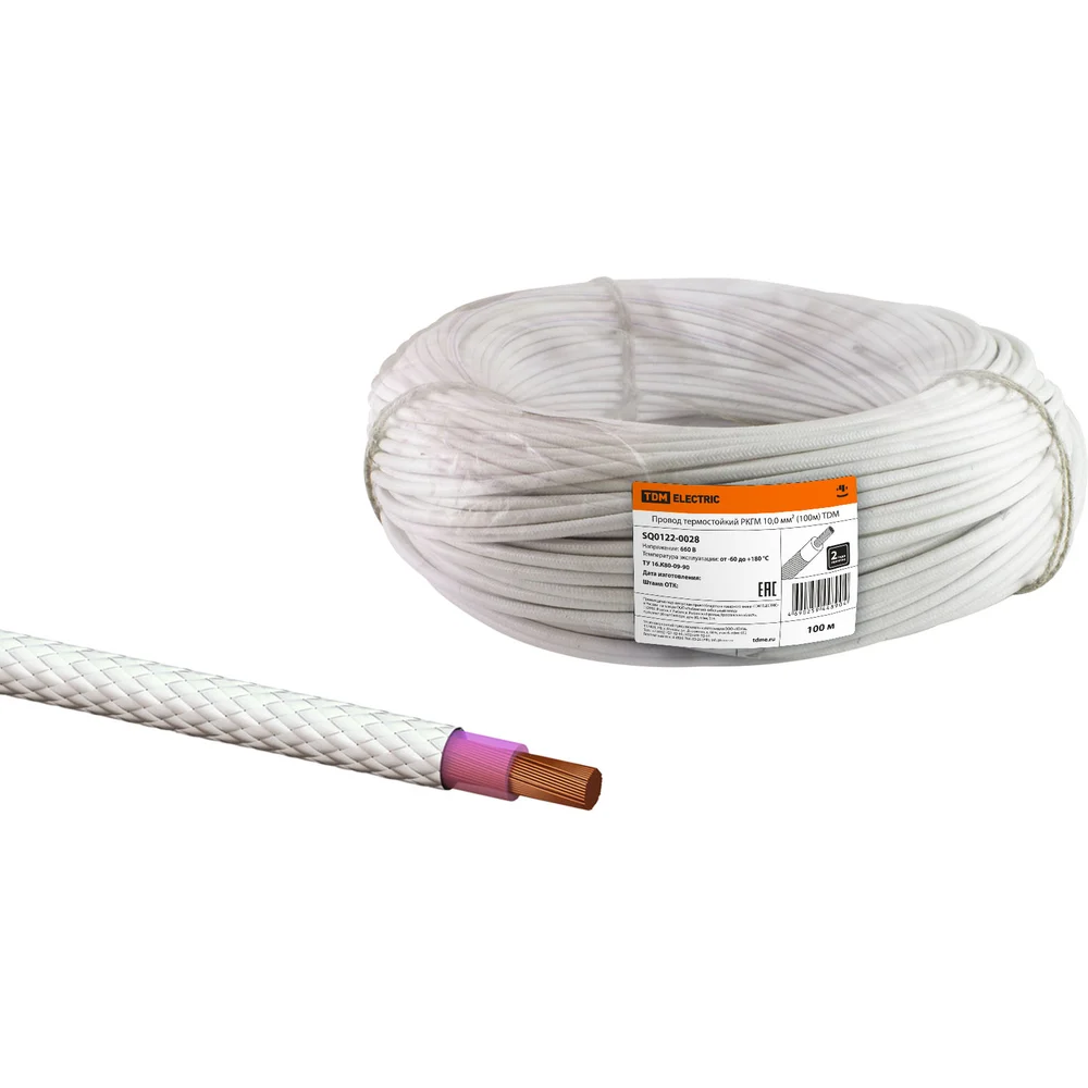 Термостойкий провод TDM ELECTRIC SQ0122-0028