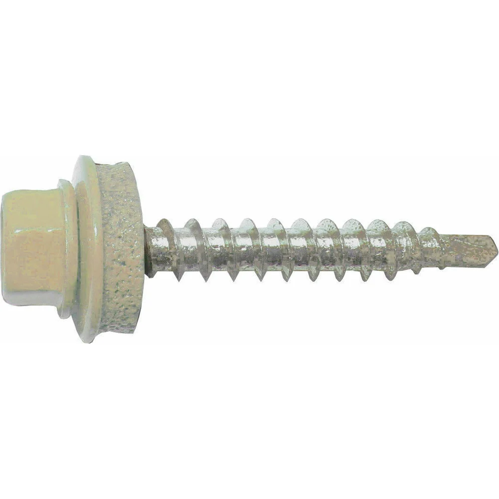 Кровельный саморез Bohrer 4,8x29 RAL 1015 светлая слоновая кость 250 шт. SKRAL1015-4,8x29-250