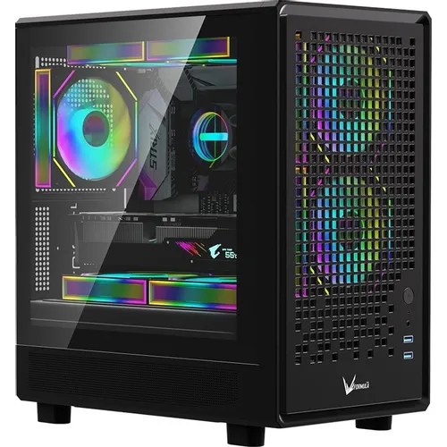 Корпус mATX Formula Air Mesh G2, Mini-Tower, без БП, черный