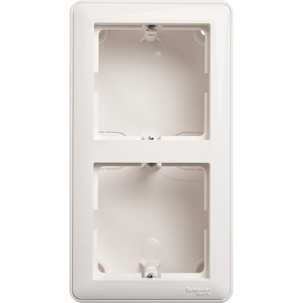 Подъемная двухместная коробка для наружного монтажа Systeme Electric W59 KP-252-18