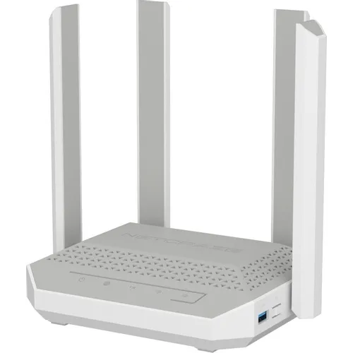 Wi-Fi роутер KEENETIC Netcraze Hopper DSL, Wi-Fi 6, AX3000, 2.4/5ГГц, 4 WAN/LAN, ADSL2+, белый [nc-3611]