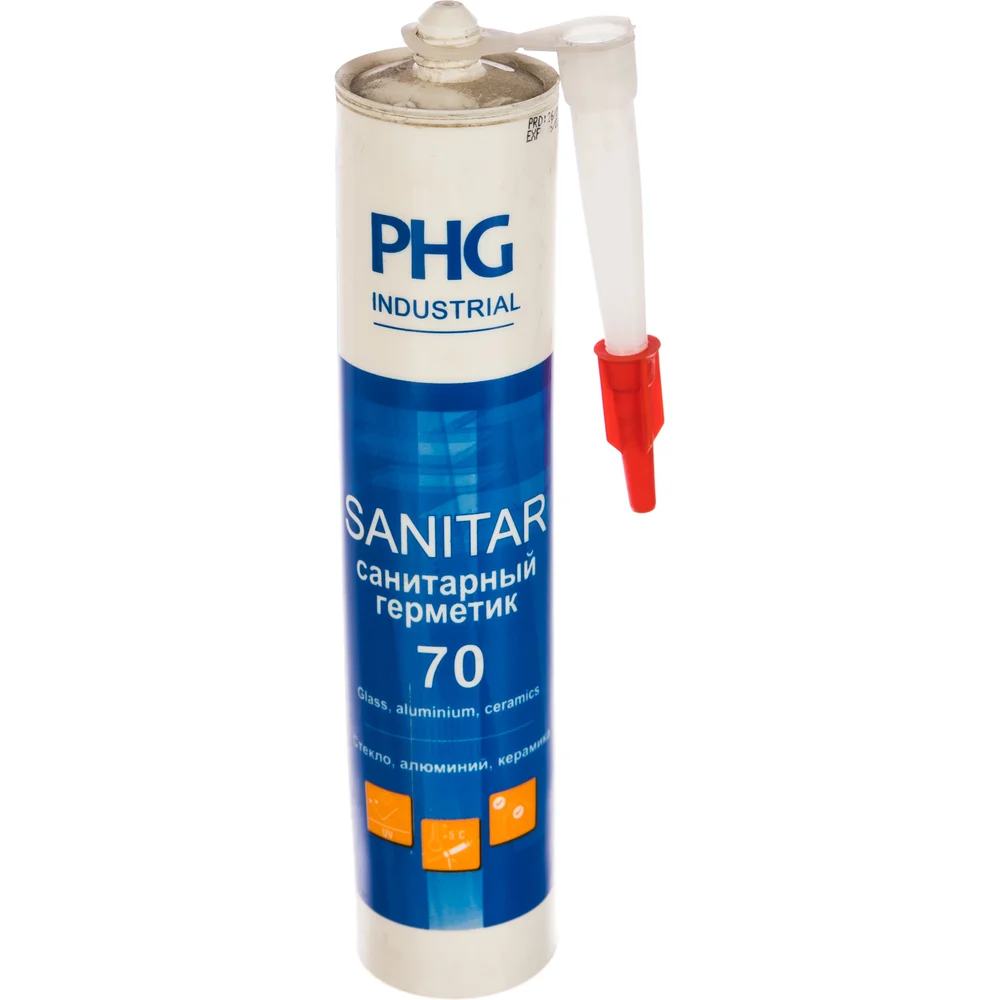 Силиконовый санитарный герметик PHG Industrial Sanitar 448748