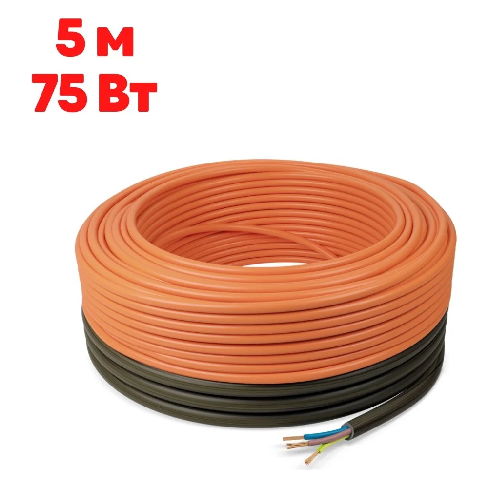 Теплый пол ТеплоСофт Профи 5м-75/1