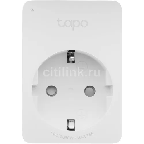 Умная розетка TP-LINK TAPO P110, EU VDE, Wi-Fi, белый