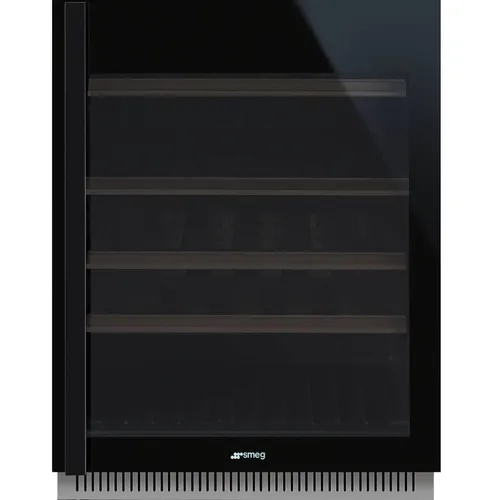 Винный шкаф SMEG CVI638RN3, вместимость: 38 бутылок, 114л, 82см, черный