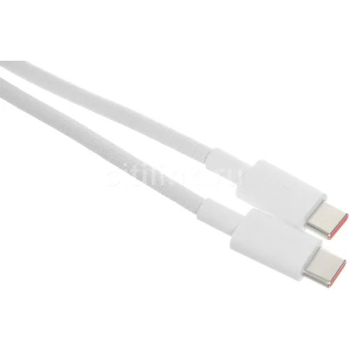 Кабель Xiaomi BHR087AGL, USB Type-C (m) - USB Type-C (m), 2м, 6A, белый