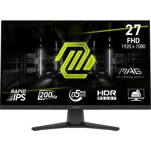 27" Монитор MSI Mag MAG 272F, 1920x1080, IPS, 200Гц, 1хHDMI, 1хDP, черный [9s6-3ce51t-007]