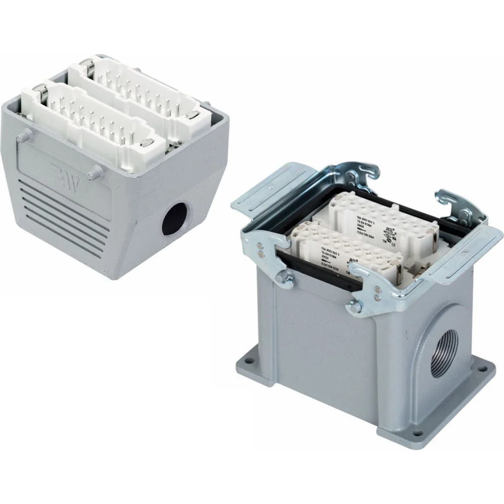 Прямоугольный промышленный разъем Mete Enerji H32E-A2M-D2F 685665K