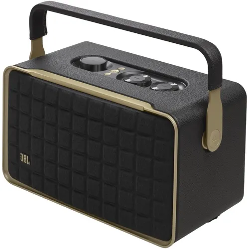 Колонка портативная JBL Authentics 300, 100Вт, Google Assistant, Amazon Alexa, черный [jblauth300blk]