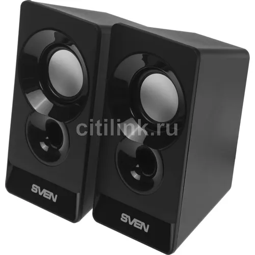 Колонки Sven 300, 2.0, черный [sv-016142]