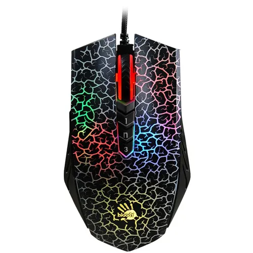 Мышь проводная A4TECH Bloody A70A, игровая, оптическая, USB, 6200dpi, черный [a70 activated]