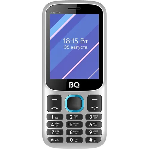 Сотовый телефон BQ 2820 Step XL+, белый/синий