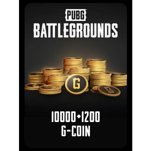 Пополнение игровой валюты KRAFTON PUBG: Battlegrounds - 10000 + 1200 G-Coin, регион: Россия, Весь мир