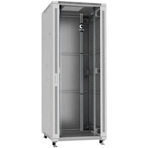 Шкаф серверный CABEUS SH-05C-42U80/100 напольный, стеклянная передняя дверь, 42U, 800x2055x1000 мм