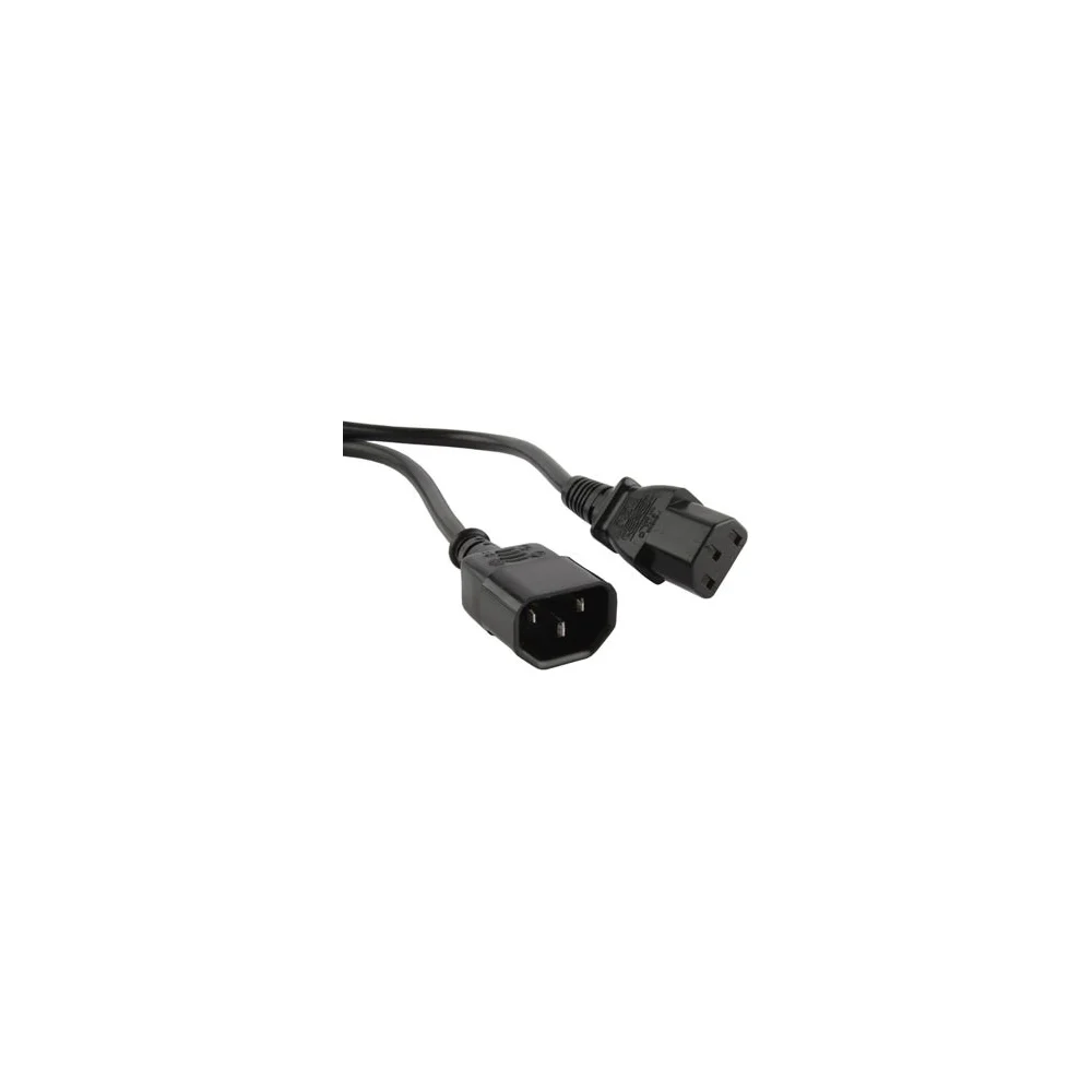 Кабель питания Hyperline PWC-IEC13-IEC14-1.8-BK 34896