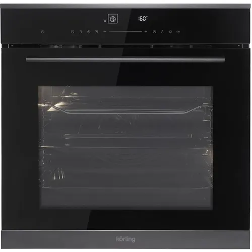 Духовой шкаф электрический Korting OKB 1331 S GNBX, 72л, дверца с 3 стеклами, черный