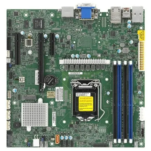 Серверная материнская плата Supermicro MBD-X12SCZ-F, Ret [mbd-x12scz-f-b]