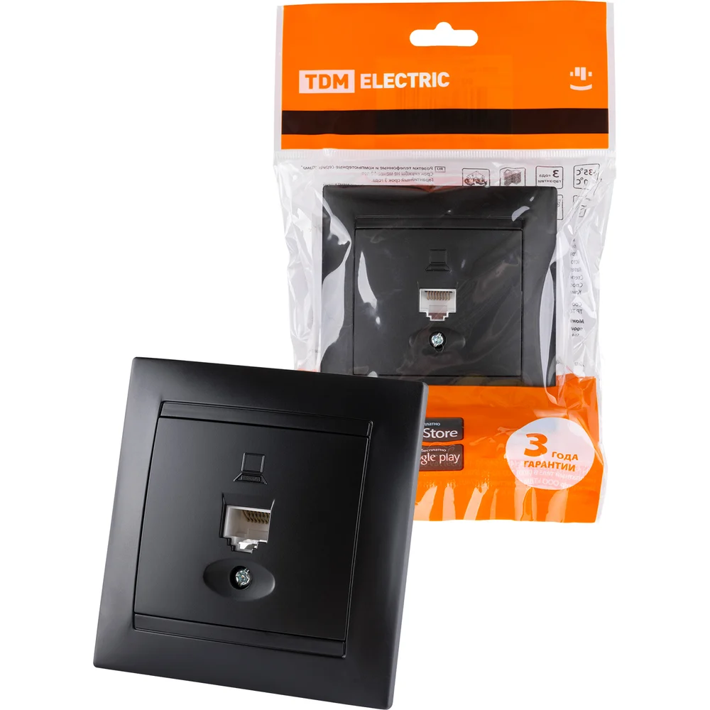 Компьютерная розетка TDM ELECTRIC Лама SQ1815-0616