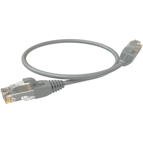 Патч-корд SYSMATRIX вилка RJ-45, вилка RJ-45, кат.5E, LSZH, 0.3м, серый [pc 4545.5eu26.03lszhgy]