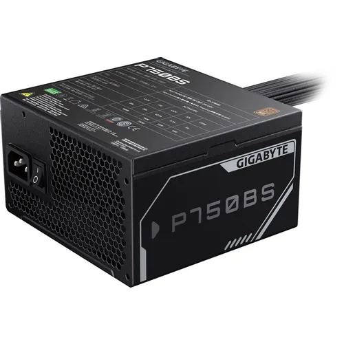 Блок питания Gigabyte GP-P750BS, 750Вт, 80 PLUS BRONZE, 120мм, черный, retail
