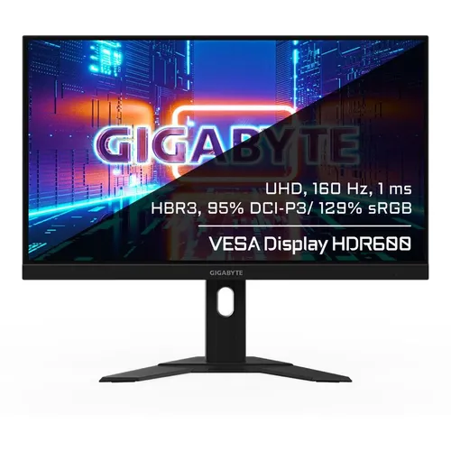 27" Монитор Gigabyte M27U, 3840x2160, IPS, 160Гц, 2хHDMI, 1хDP, черный [9dm27u-00-1abek]