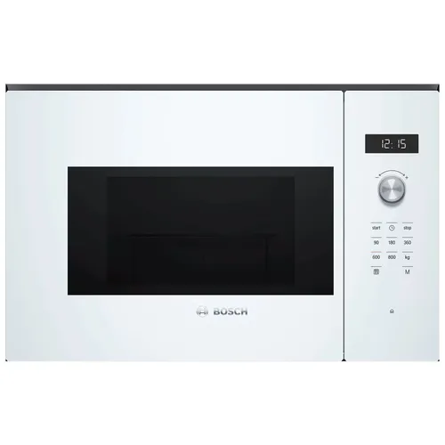 Встраиваемая микроволновая печь Bosch BFL524MW0, 20л, 800Вт, белый