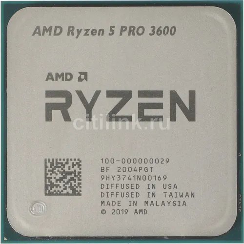 Процессор AMD Ryzen 5 PRO 3600, AM4, OEM [100-000000029]