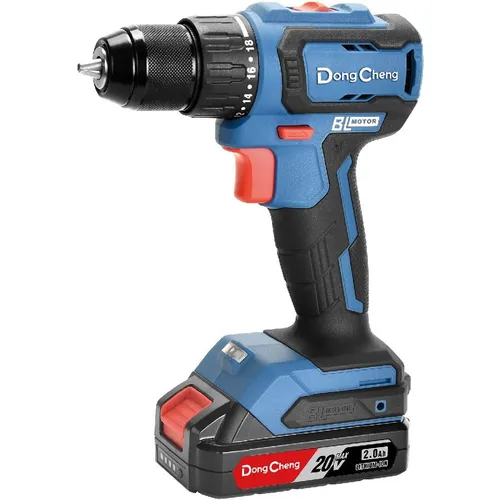 Дрель-шуруповерт DONGCHENG DCJZ2040, 2Ач, с двумя аккумуляторами [dcjz2040(type am)]