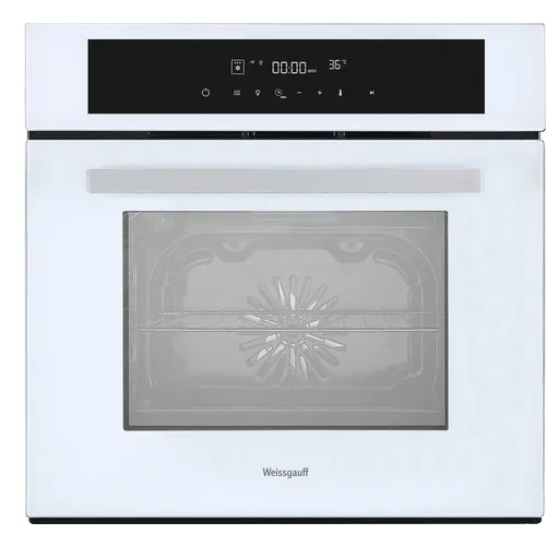Духовой шкаф электрический WEISSGAUFF EOM 710 SW, 65л, дверца с 3 стеклами, белый
