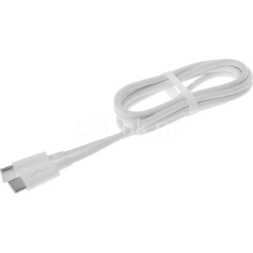 Кабель CUKTECH KLC-5499, USB Type-C (m) - USB Type-C (m), 1м, 5A, белый