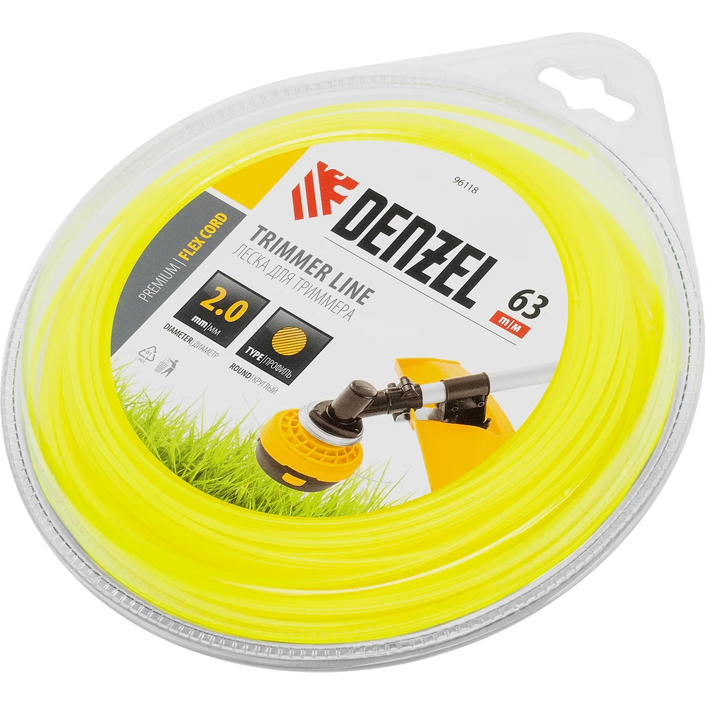 Леска для триммера Denzel FLEX CORD 96118