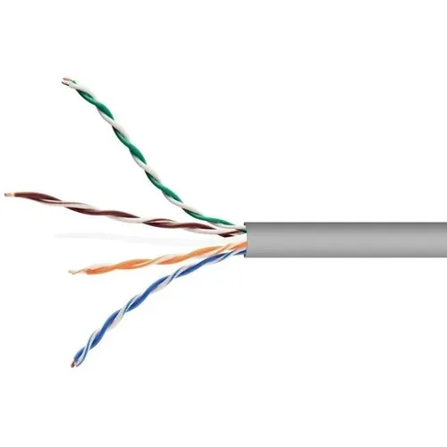Кабель CABLEXPERT UPC-5051E-4-CU/100 UTP, кат.5E, 100м, 4 пары, 0.51мм, медь, одножильный, серый
