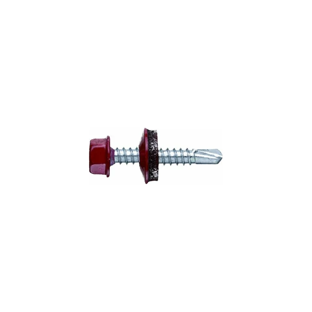 Саморез Tech-Krep 4,8х28 RAL3005 винно-красный 60 шт. 125551