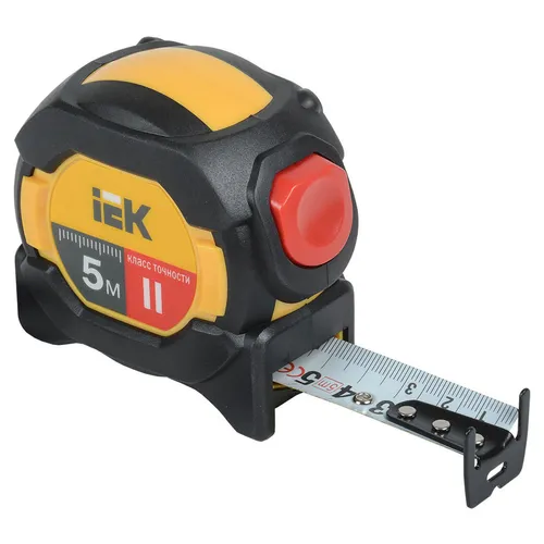 Рулетка строительная IEK TIR10-3-005, 5м x25мм, с автостопом
