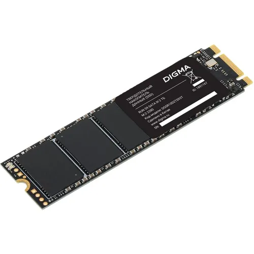 SSD накопитель Digma Run S9 DGSR1002TS93T 2ТБ, M.2 2280, SATA III, M.2, rtl